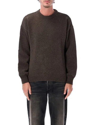 Colorful Standard Unisex Crewneck Sweater In Coffe Brown