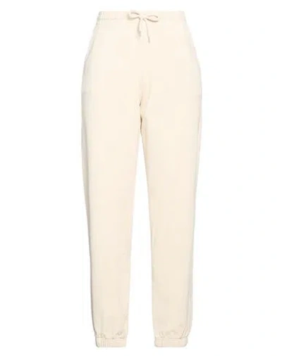 Colorful Standard Woman Pants Beige Size L Organic Cotton In White