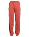 Colorful Standard Woman Pants Rust Size Xl Organic Cotton In Orange