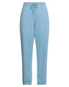 Colorful Standard Woman Pants Sky Blue Size Xl Organic Cotton