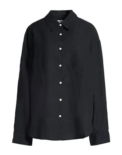 Colorful Standard Woman Shirt Black Size M Linen