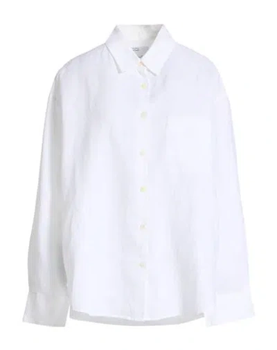 Colorful Standard Woman Shirt White Size L Linen