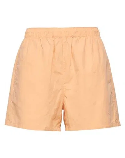 Colorful Standard Woman Shorts & Bermuda Shorts Apricot Size Xs Organic Cotton In Orange