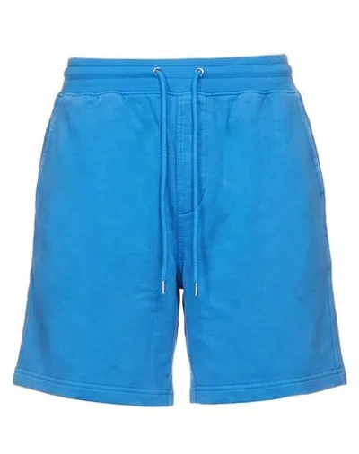 Colorful Standard Woman Shorts & Bermuda Shorts Blue Size Xs Organic Cotton