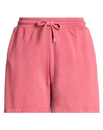Colorful Standard Woman Shorts & Bermuda Shorts Coral Size M Organic Cotton In Pink