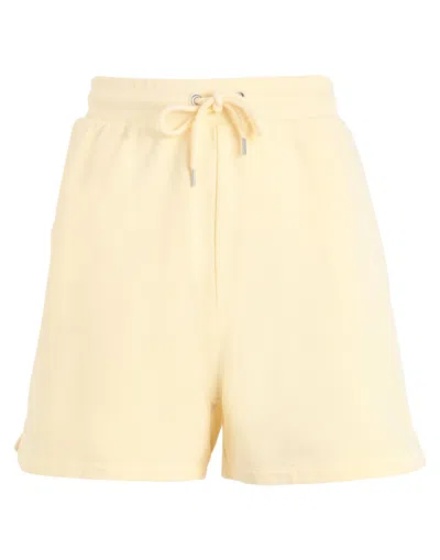 Colorful Standard Woman Shorts & Bermuda Shorts Pastel Yellow Size L Organic Cotton