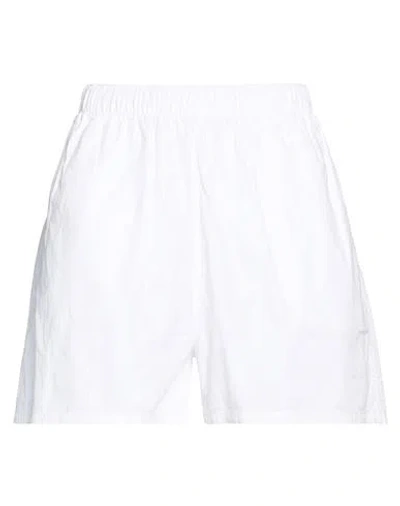 Colorful Standard Woman Shorts & Bermuda Shorts White Size M Organic Cotton In Multi