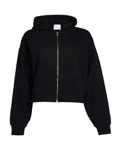 Colorful Standard Woman Sweatshirt Black Size Xs Organic Cotton
