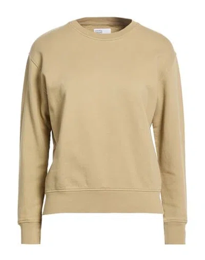 Colorful Standard Woman Sweatshirt Sage Green Size Xs Organic Cotton In Brown