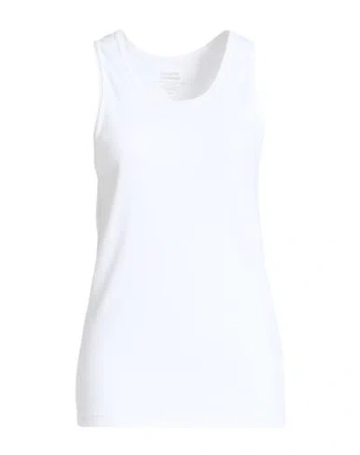 Colorful Standard Woman Tank Top White Size Xl Organic Cotton, Elastane