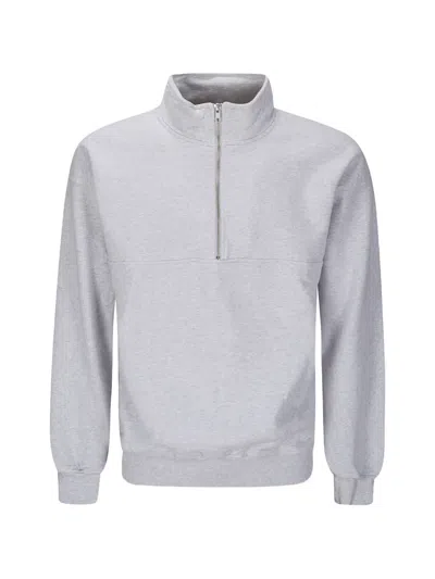 Colorful Standard Zip Sweatshirt In Gray