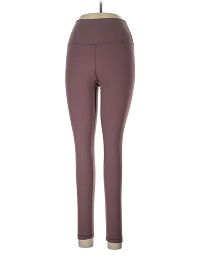 Pre-owned Colorfulkoala Active Pants In Burgundy