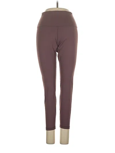 Pre-owned Colorfulkoala Active Pants In Burgundy