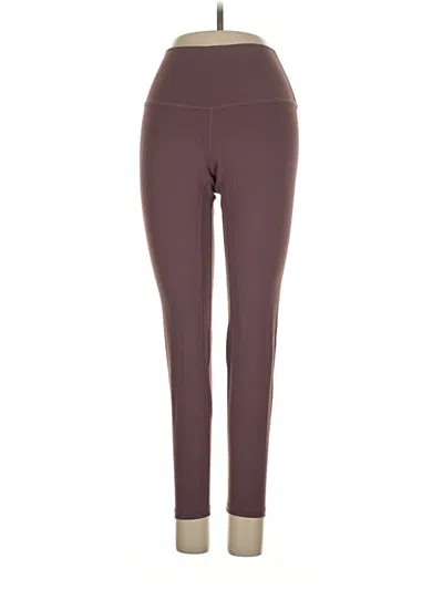 Pre-owned Colorfulkoala Active Pants In Burgundy