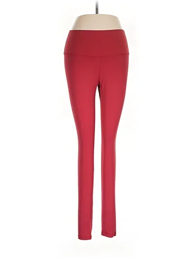 Pre-owned Colorfulkoala Active Pants In Red