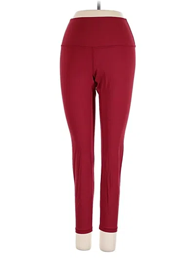 Pre-owned Colorfulkoala Active Pants In Red
