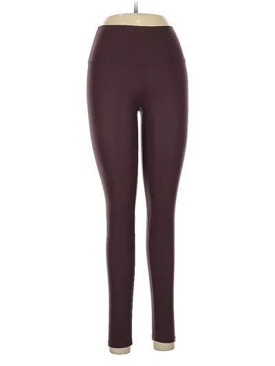 Pre-owned Colorfulkoala Jeggings In Burgundy