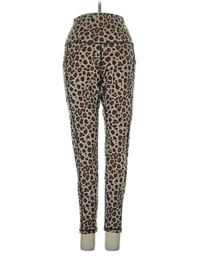 Pre-owned Colorfulkoala Leggings In Brown