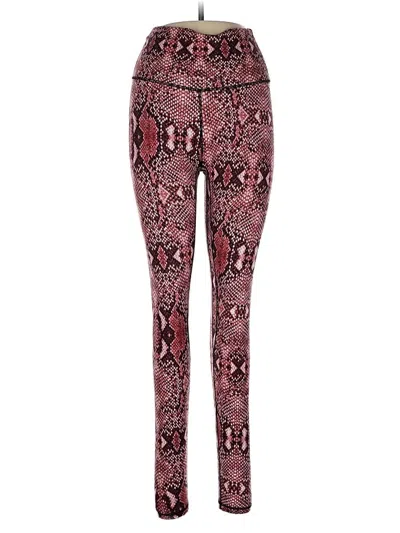 Pre-owned Colorfulkoala Leggings In Pink