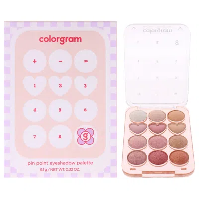 Colorgram Ladies Pin Point Eyeshadow Palette 0.32 oz 04 Bright Plus Cool Makeup 8809526842284 In Transparent