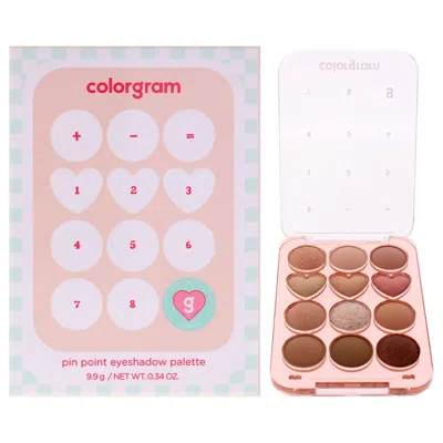 Colorgram Ladies Pin Point Eyeshadow Palette 0.34 01 Peach Plus Coral Makeup 8809469473927 In Multi