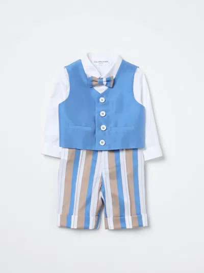 Colori Chiari Babies' Jumpsuit  Kids Color Gnawed Blue
