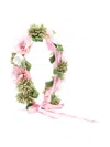 Colorichiari Appliqué-floral Crown In Pink