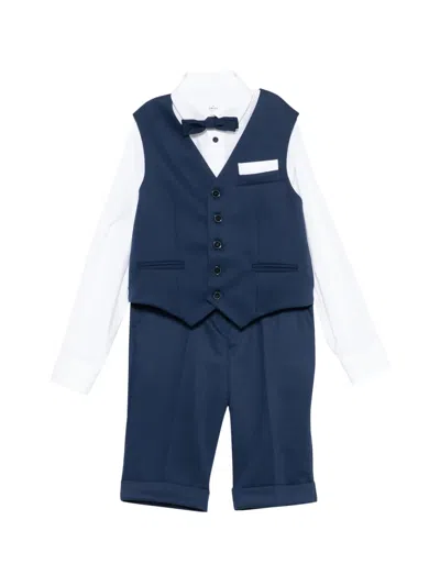 Colorichiari Kids' Blue Suit Set Of Four