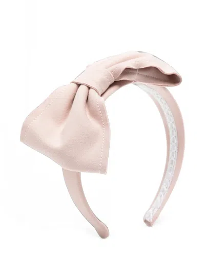 Colorichiari Kids' Bow-detail Headband In Pink