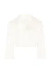 Colorichiari Collared Jacket In White