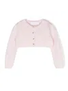 Colorichiari Crystal-embellished Buttons Cardigan In Pink