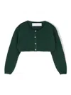 Colorichiari Crystal-embellished Cardigan In 绿色