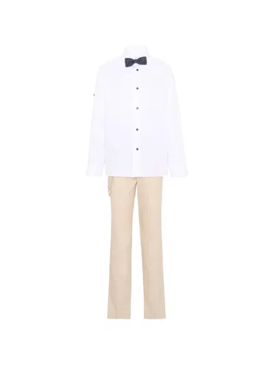 Colorichiari Double-breasted Suit In Multi