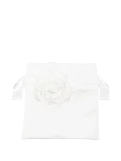 Colorichiari Kids' Floral-appliqué Bag In Red