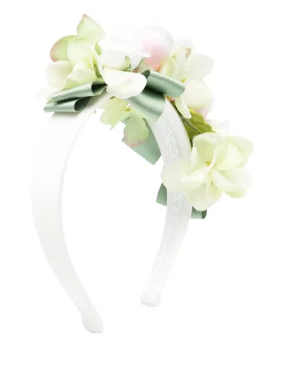 Colorichiari Kids' Floral-appliqué Hair Band