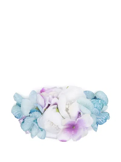 Colorichiari Kids' Floral-appliqué Hair Clip