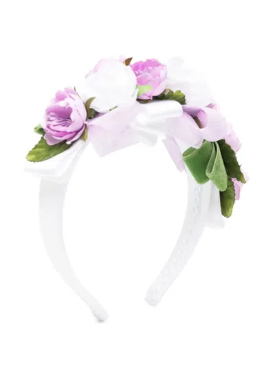 Colorichiari Kids' Floral-appliqué Headband