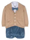 Colorichiari Geometric-pattern Short Set In 中性色
