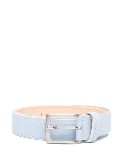 Colorichiari Kids' Leather Belt In Blue