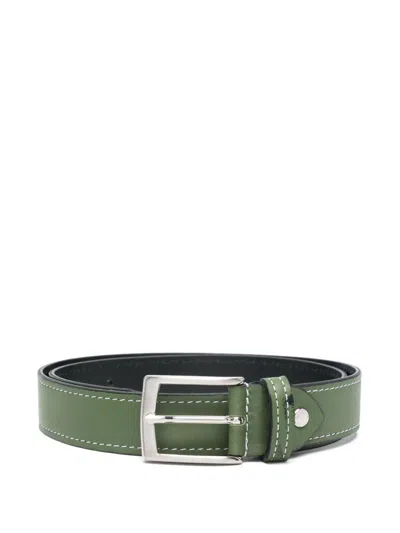 Colorichiari Kids' Leather Belt In Green