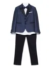 Colorichiari Single-breasted Suit In Blue