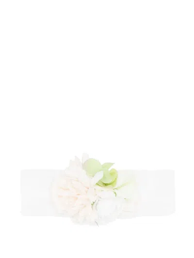 Colorichiari Babies' Mesh Hairband In White