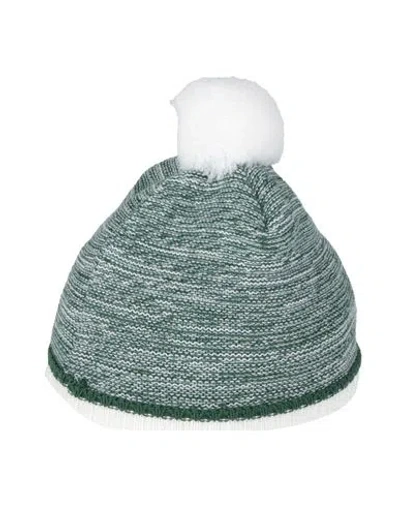 Colorichiari Babies'  Newborn Boy Hat Green Size 3 Merino Wool