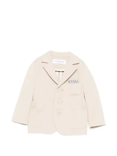 Colorichiari Babies' Patch-pocket Blazer In Neutral