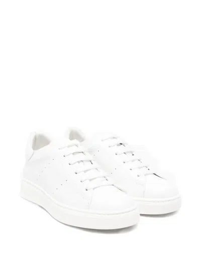 Colorichiari Kids' Perforated Lace-up Sneakers In Multi