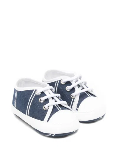 Colorichiari Babies' Striped-detail Sneakers In White