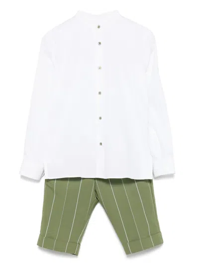 Colorichiari Striped Shorts Set