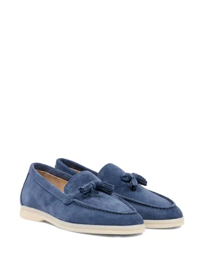 Colorichiari Kids' Tassel Loafers In Blue