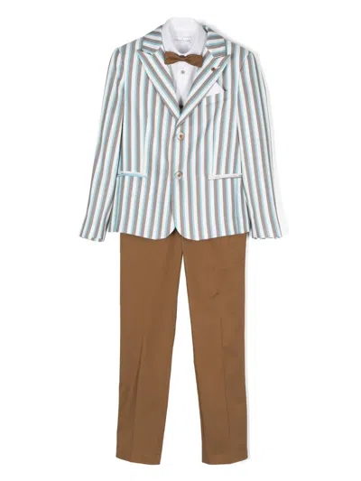 Colorichiari Kids' Three-piece Suit In Blue