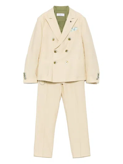 Colorichiari Kids' Three Piece Suit In Neutrals